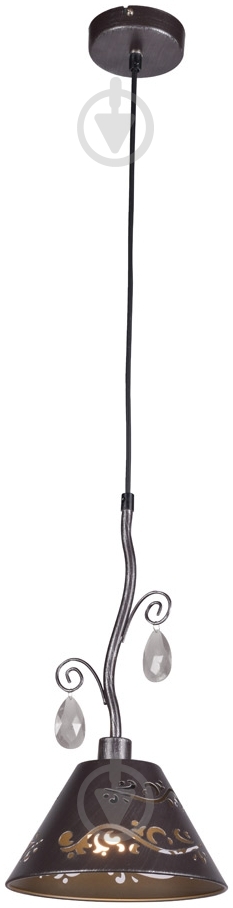 Подвес Victoria Lighting 1x40 Вт E14 серебряный FLORA/SP1 silver - фото 1 Подвес Victoria Lighting 1x40 Вт E14 серебряный FLORA/SP1 silver - фото 1