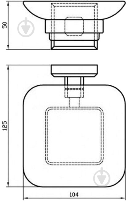 Мыльница Aqua Rodos Leonardo 9922A - фото 2 Мыльница Aqua Rodos Leonardo 9922A - фото 2