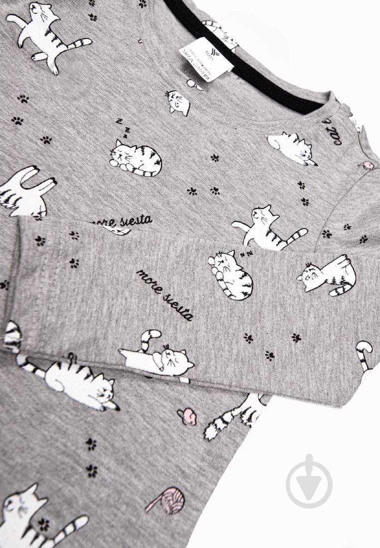 Комплект для девочек Роза р.92 серый 210594 - фото 4