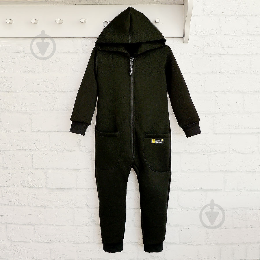 Ромпер-реглан унисекс Blanka р.116-122 черный 110845 - фото 2