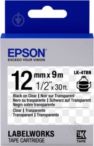 Картридж с лентой Epson LabelWorks LK4TBN - фото 1