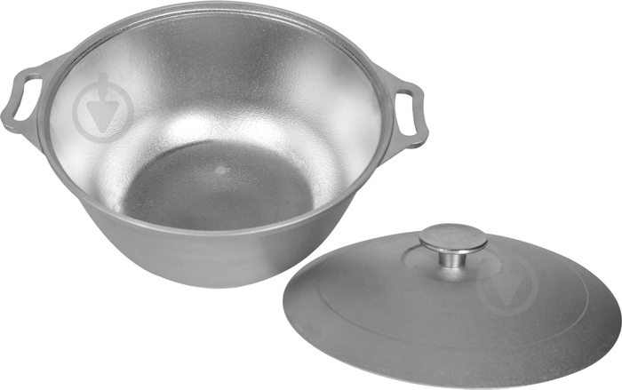 Кастрюля с крышкой Biol алюминиевая 4,5 л К0451 - фото 2