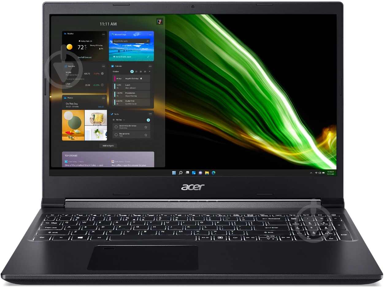 Ноутбук Acer Aspire 7 A715-42G 15,6" (NH.QBFEU.00A) charcoal black - фото 1