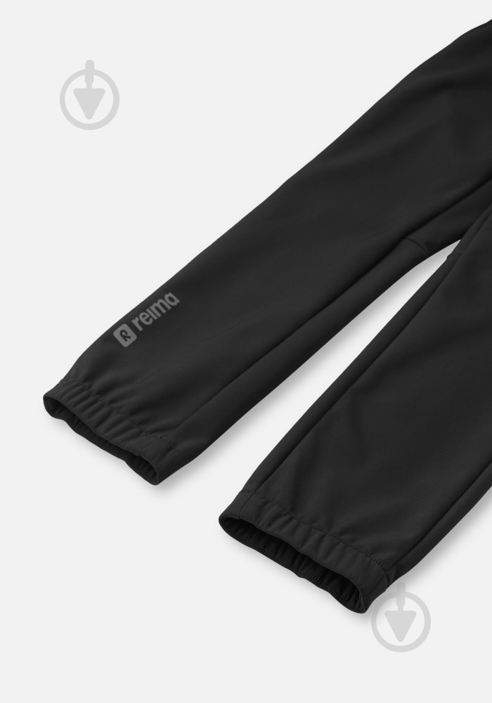 Брюки Reima Softshell Helppo р.110 черный 532267-9990 - фото 3