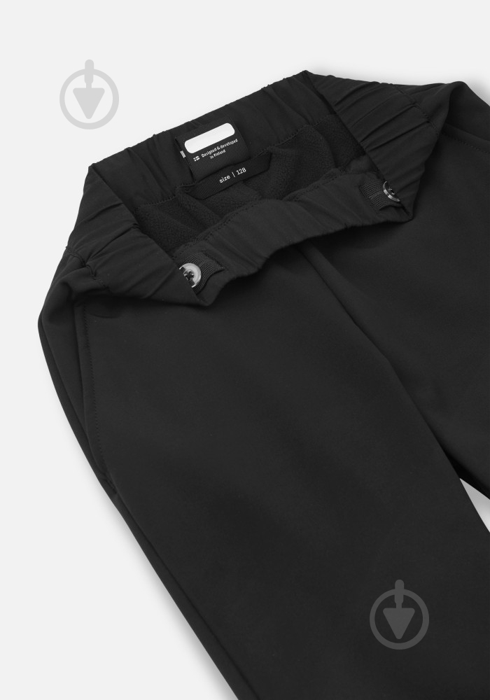 Брюки Reima Softshell Helppo р.110 черный 532267-9990 - фото 4