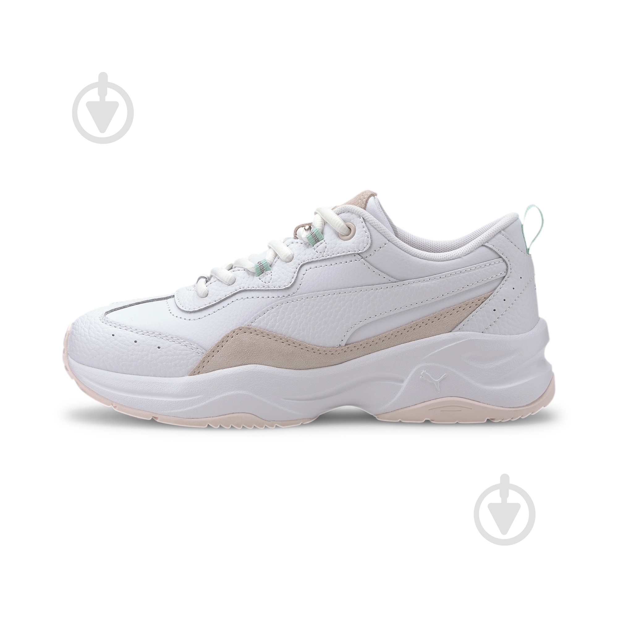 Кроссовки женские демисезонные Puma Cilia Lux 37028209 р.35,5 белые - фото 1