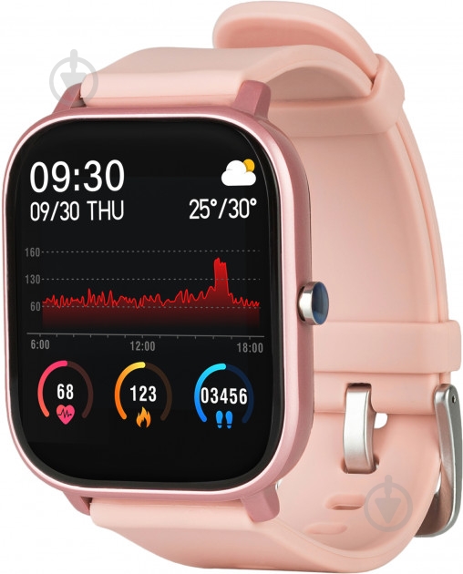 Смарт-часы Globex Smart Watch pink (Me Pink) - фото 1