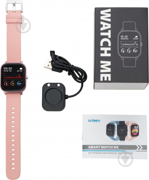 Смарт-часы Globex Smart Watch pink (Me Pink) - фото 7