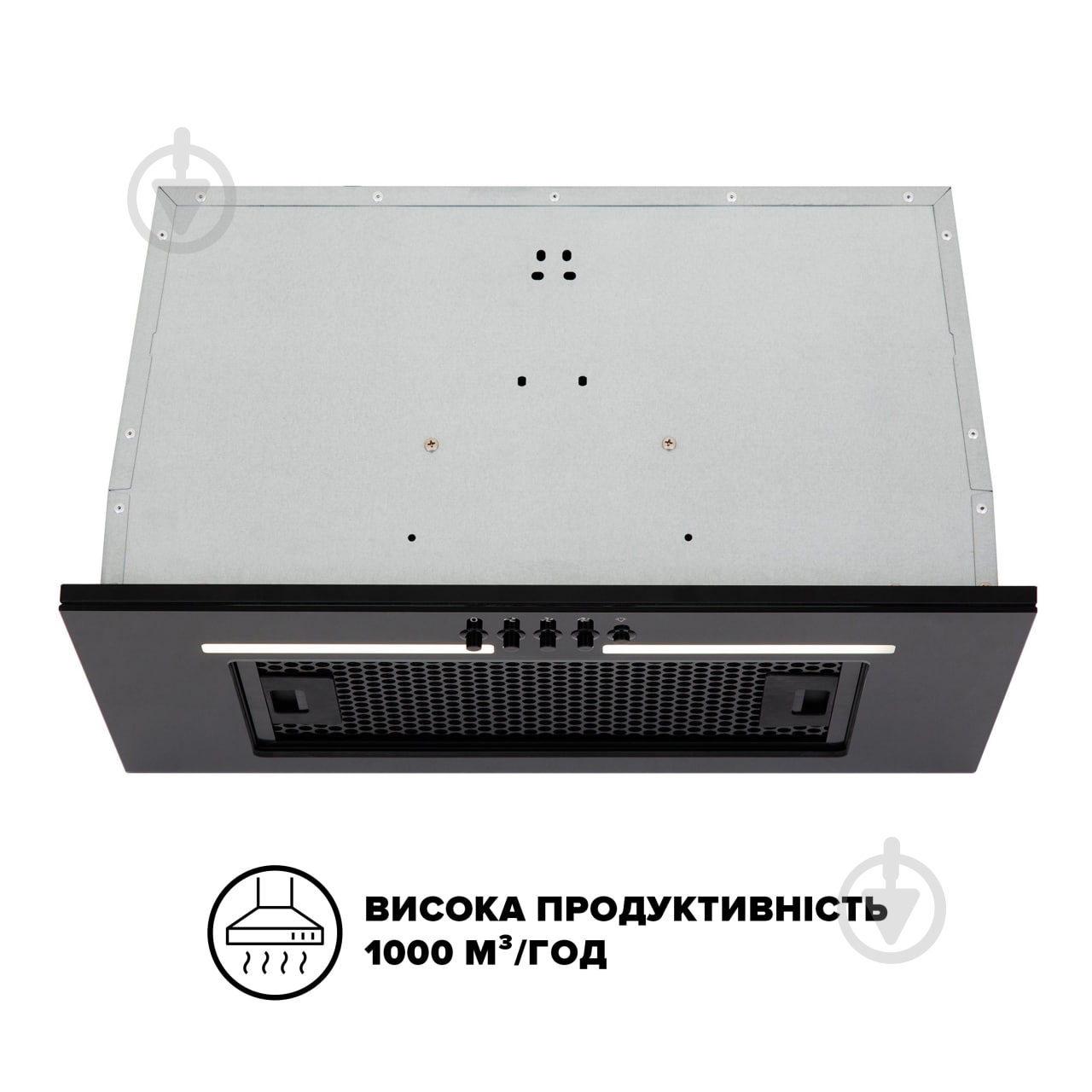 Вытяжка Interline Line BL A/60 GL/PB - фото 3