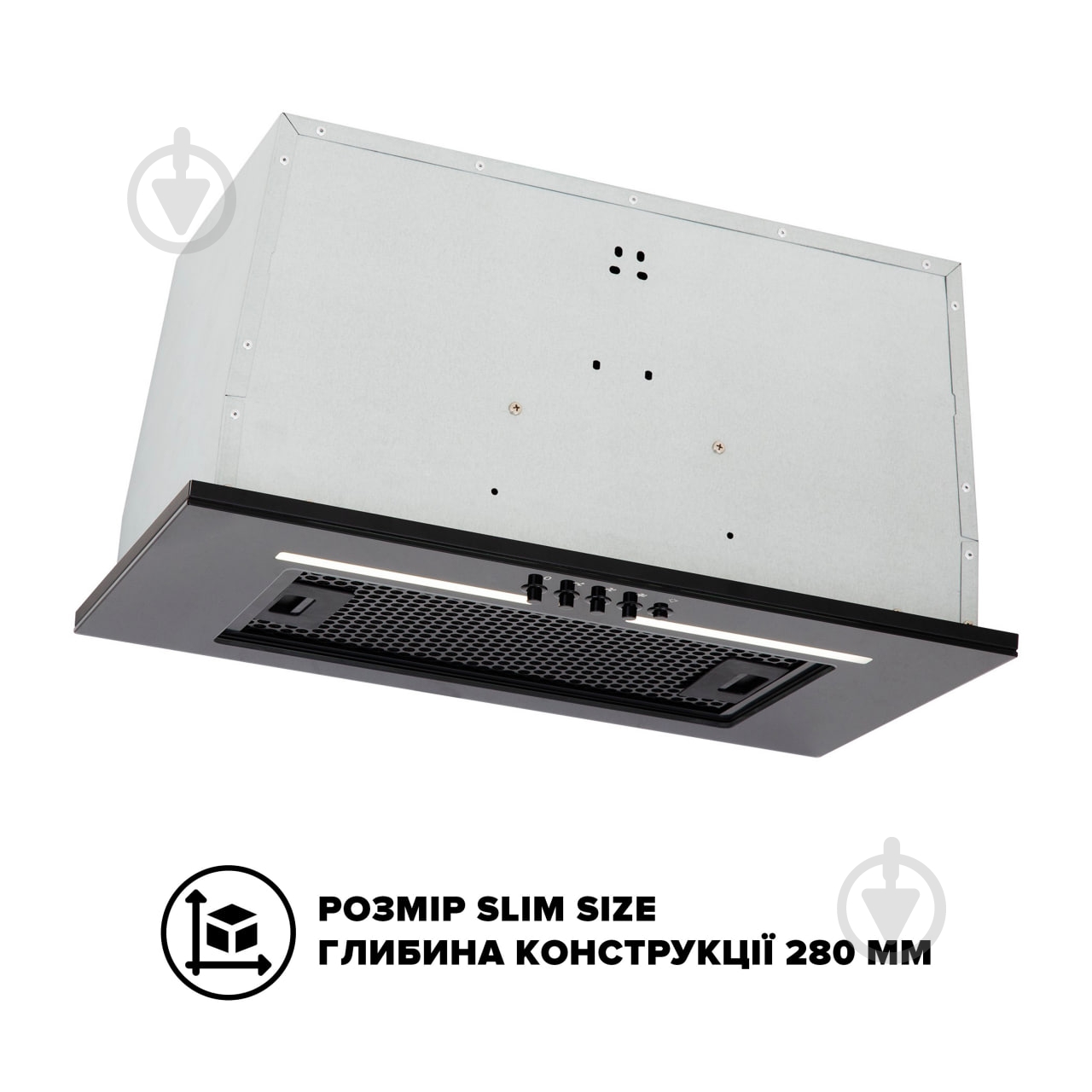 Вытяжка Interline Line BL A/60 GL/PB - фото 4