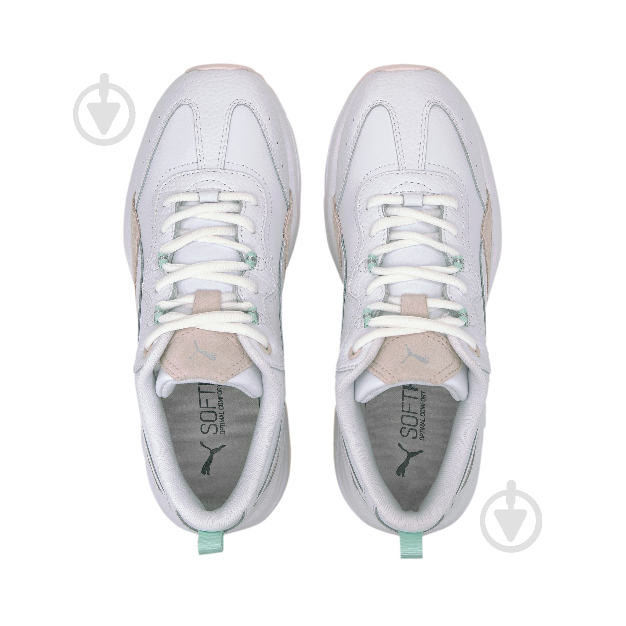 Кросівки жіночі демісезонні Puma Cilia Lux 37028209 р.40,5 білі - фото 6