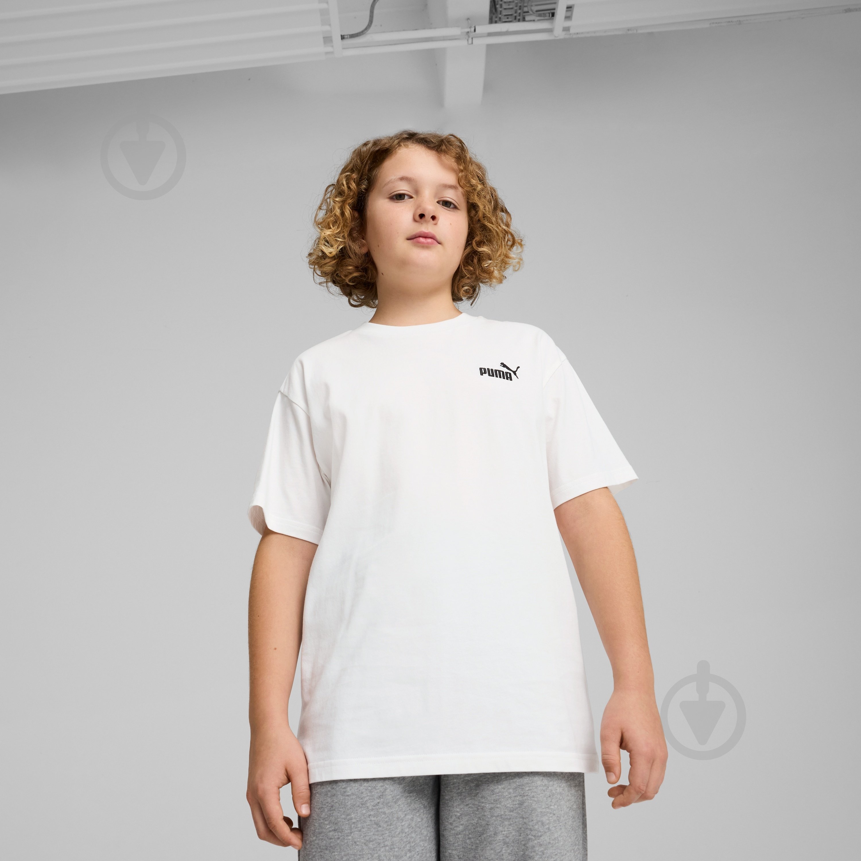 Футболка Puma ESS Small No. 1 Logo Relaxed Tee B 68492002 р.164 білий - фото 3 Футболка Puma ESS Small No. 1 Logo Relaxed Tee B 68492002 р.164 білий - фото 3