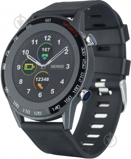 Смарт-часы Globex Smart Watch black (Me2 Black) - фото 2