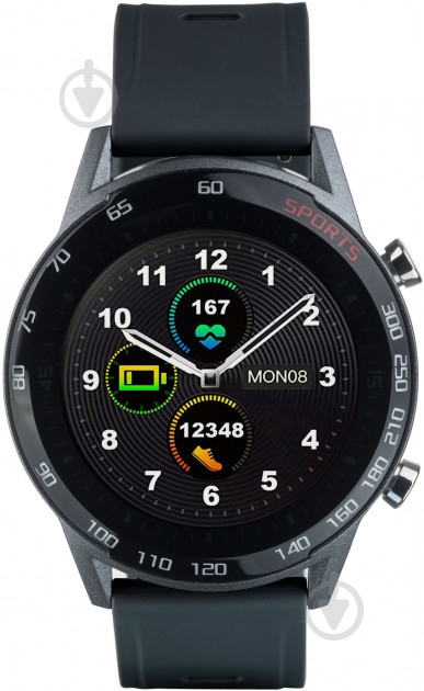 Смарт-часы Globex Smart Watch black (Me2 Black) - фото 1