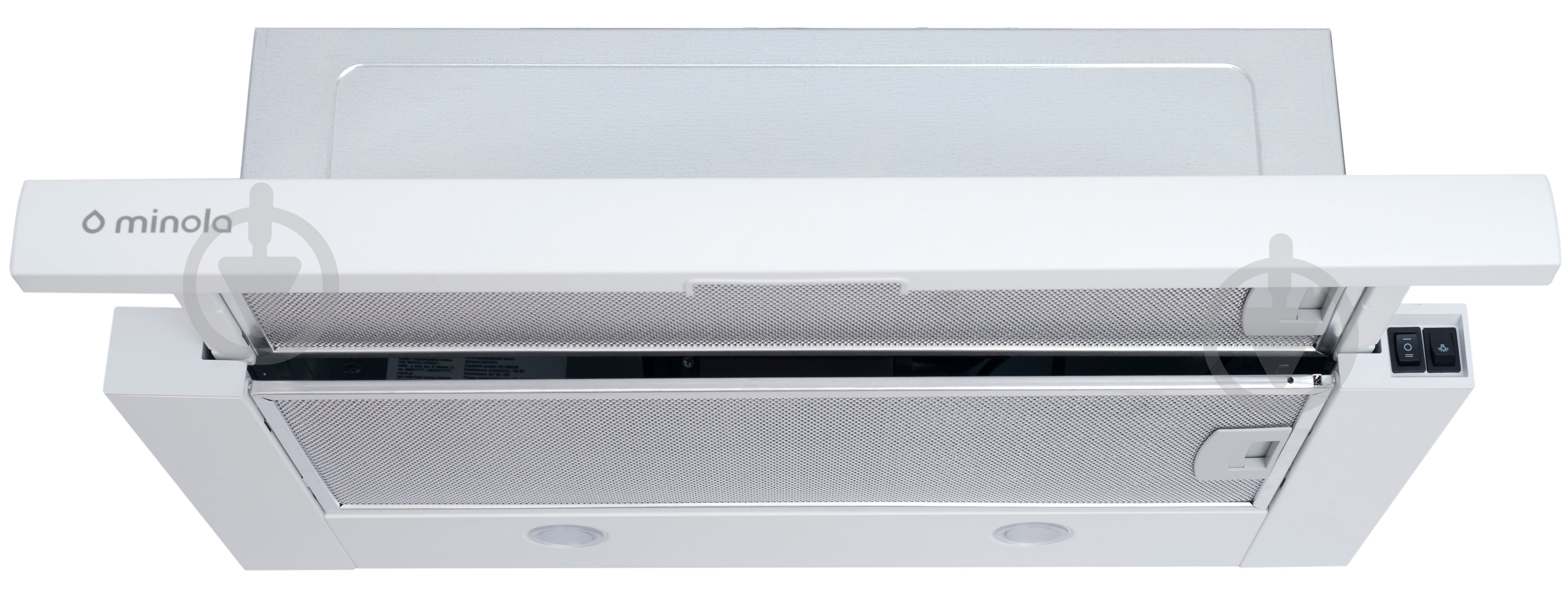 Витяжка Minola MTL 6292 WH 700 LED - фото 1