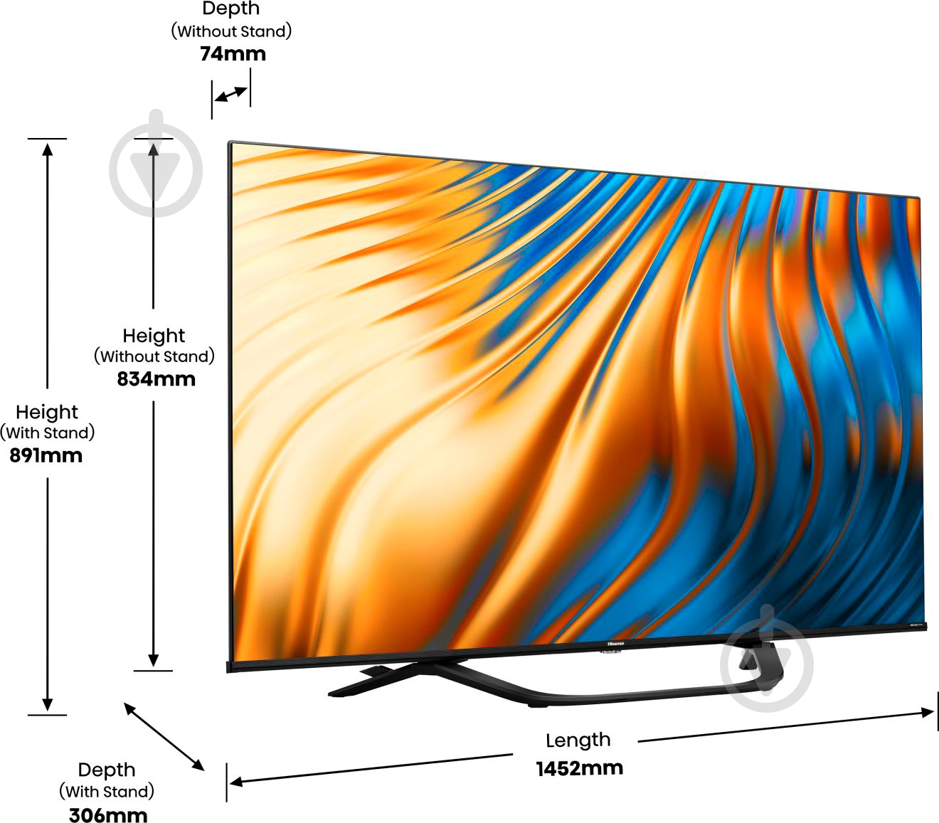 Телевізор Hisense 65A63H - фото 12