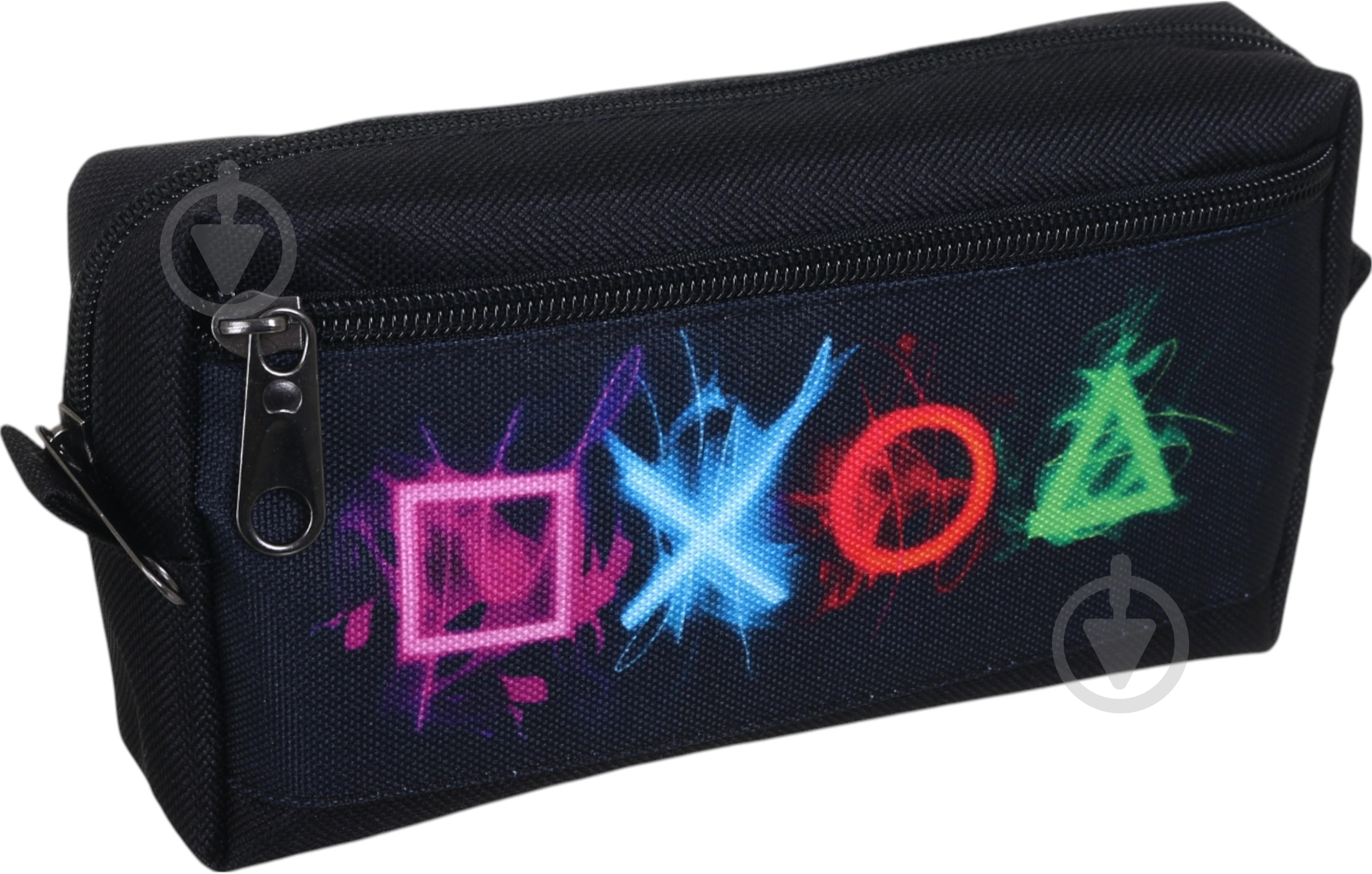 Пенал на молнии 18х4,5х9 см с карманом на молнии (с рисунком) Nota Bene черный - фото 2 Пенал на молнии 18х4,5х9 см с карманом на молнии (с рисунком) Nota Bene черный - фото 2