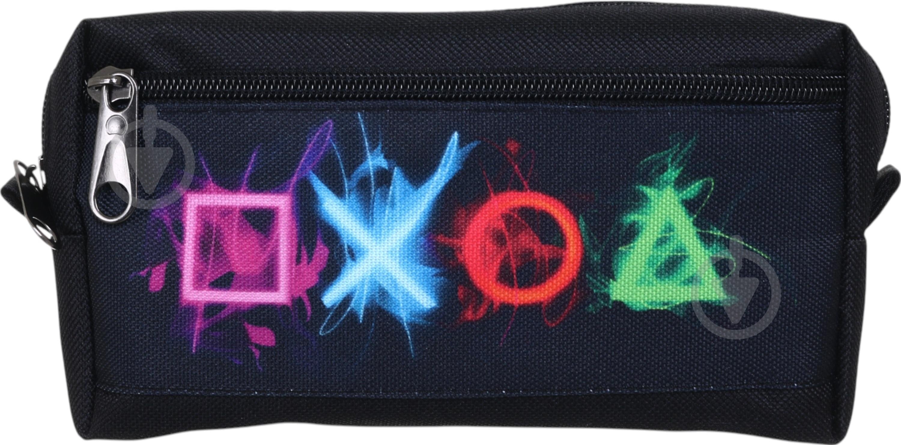 Пенал на молнии 18х4,5х9 см с карманом на молнии (с рисунком) Nota Bene черный - фото 1 Пенал на молнии 18х4,5х9 см с карманом на молнии (с рисунком) Nota Bene черный - фото 1