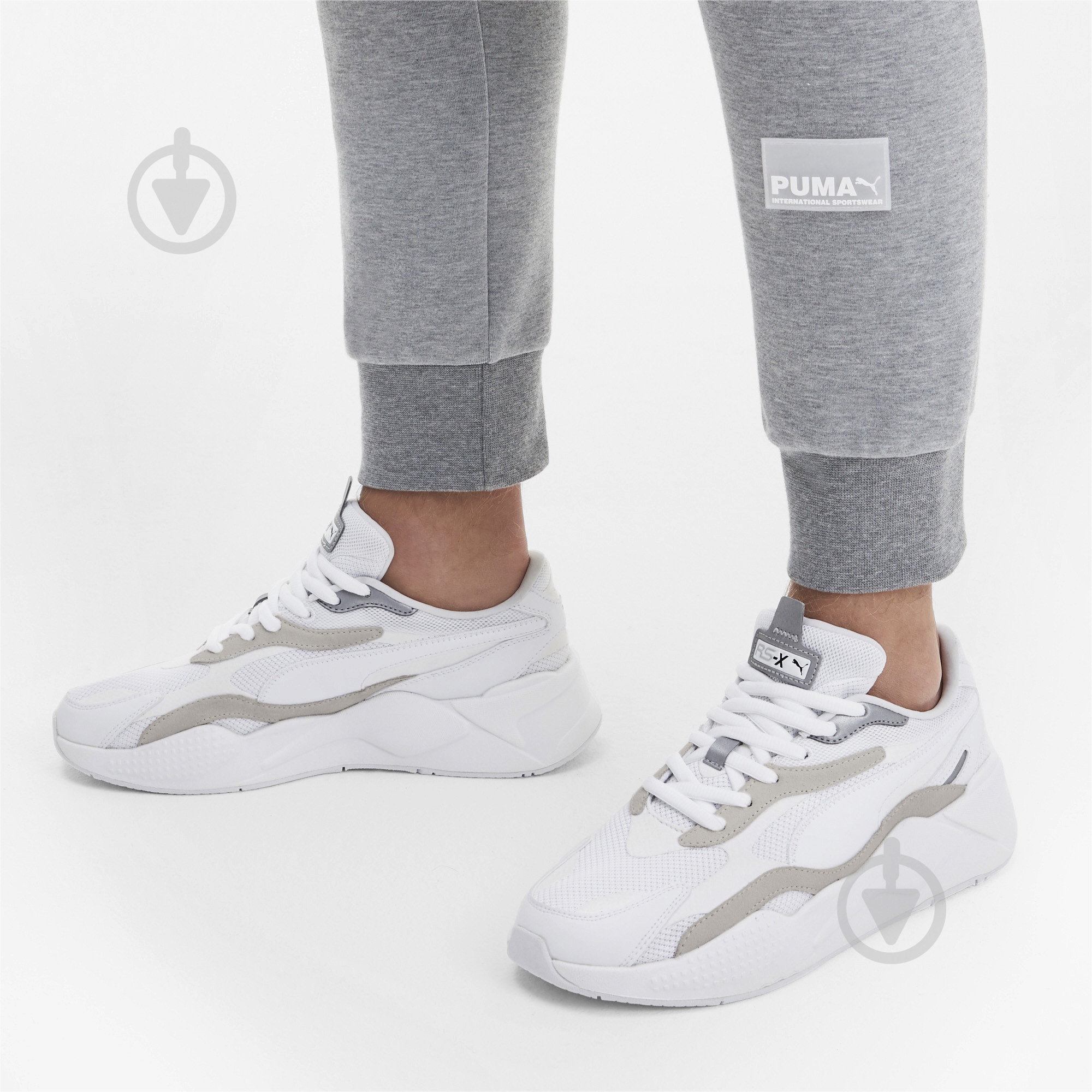 Кросівки чоловічі демісезонні Puma RS-X? PUZZLE 37157003 р.40,5 білі - фото 7