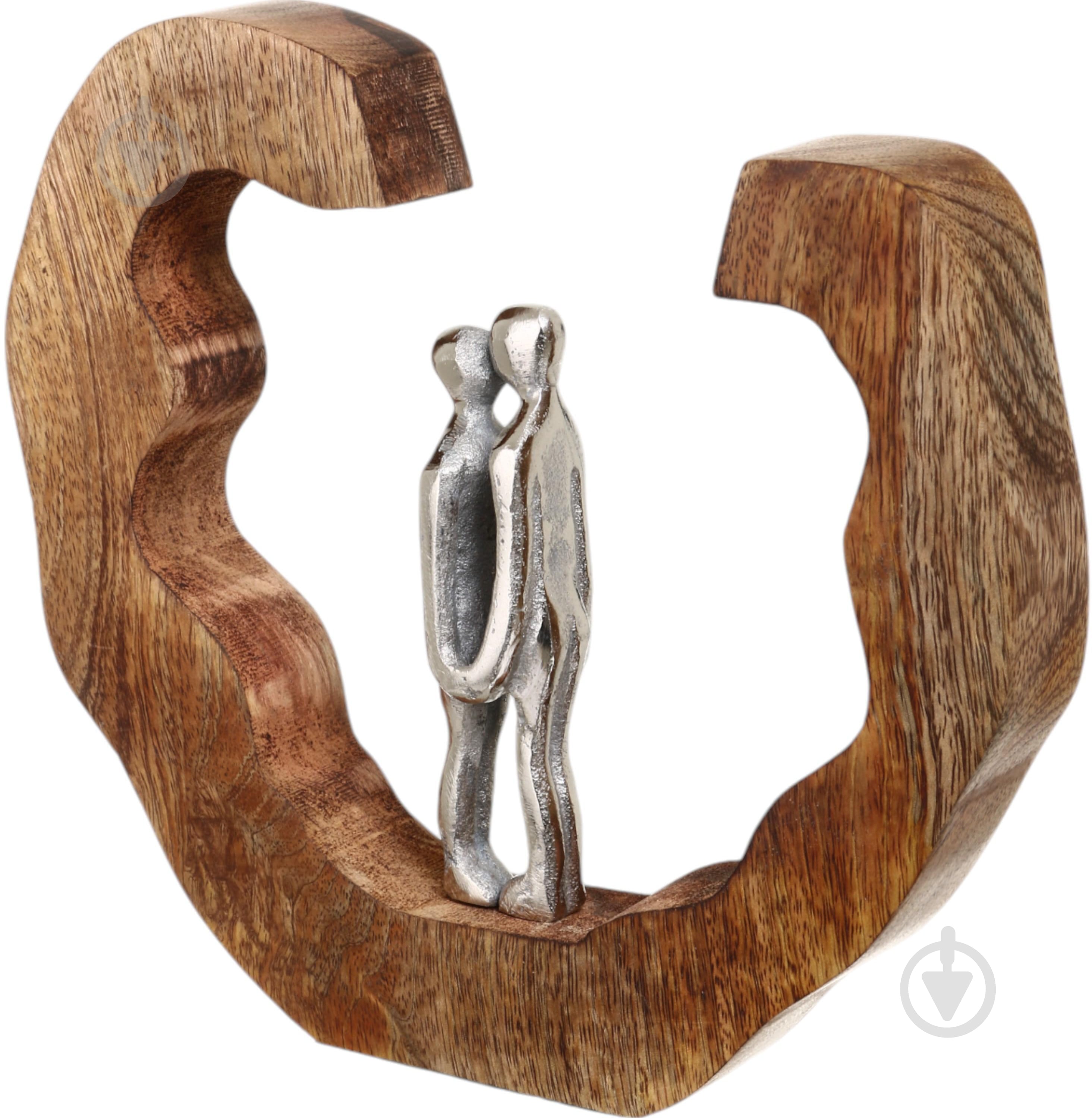 Статуэтка Inari Couple 8758 22х25х3,5 см серебряный - фото 2
