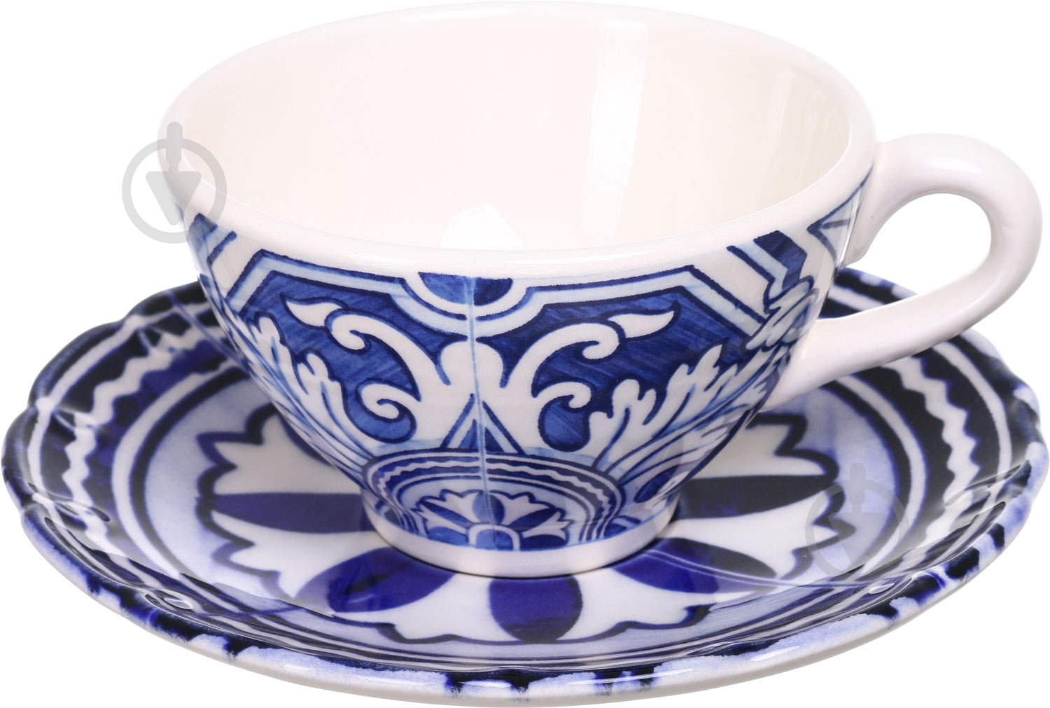 Чашка с блюдцем Matceramica Actual 02 165 мл - фото 1
