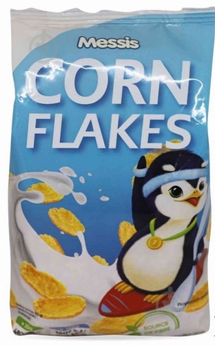 Хлопья MESSIS Corn Flakes кукурузные 250 г - фото 1