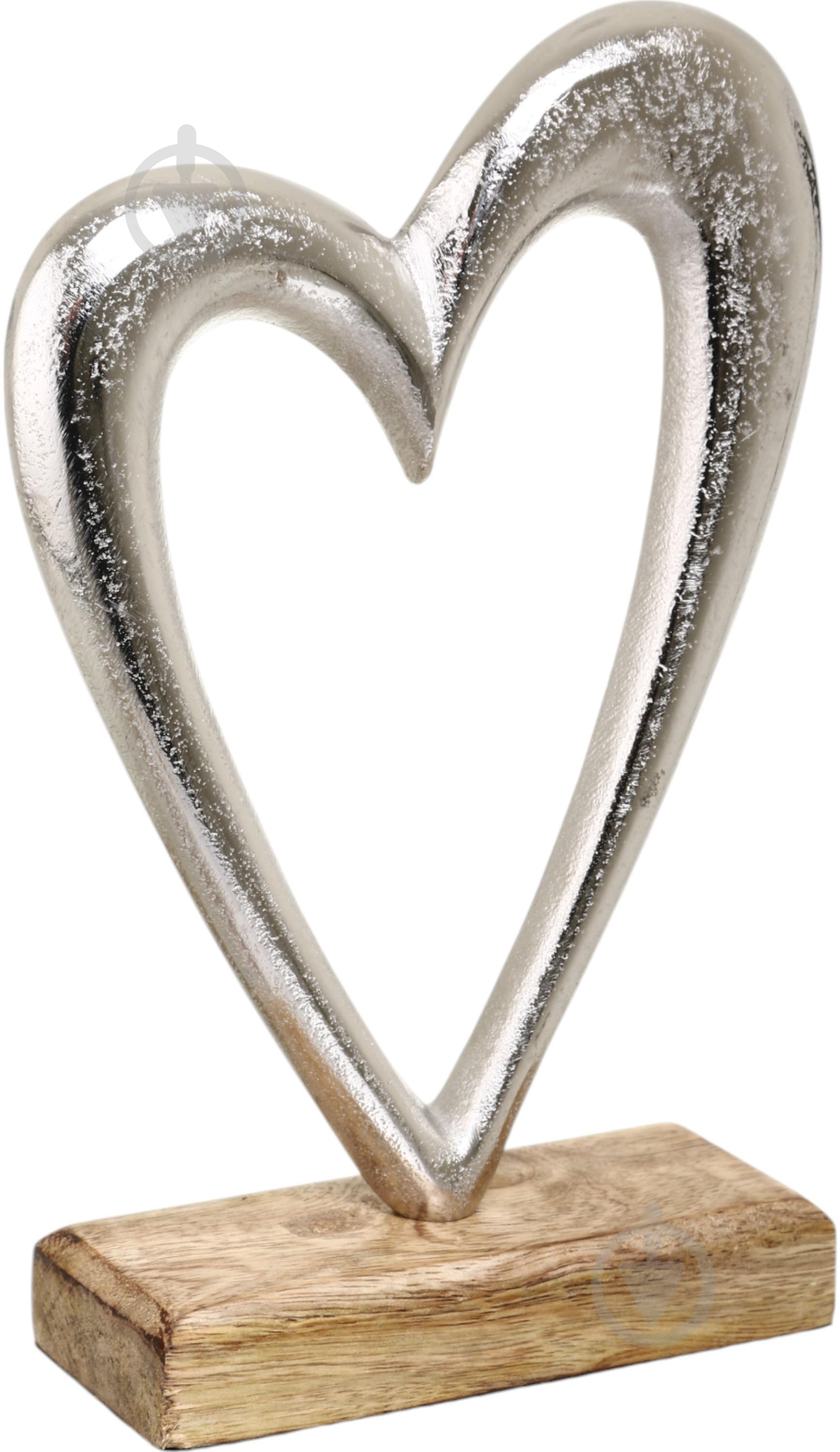 Статуэтка Inari Heart 7840/B 22х14,5х50 см серебряный - фото 2