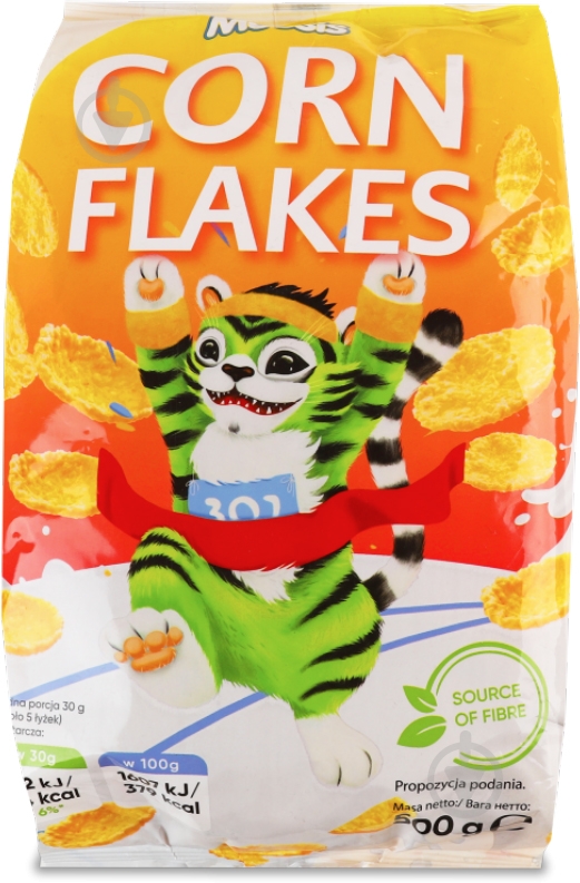 Хлопья MESSIS Corn Flakes кукурузные 500 г - фото 1 Хлопья MESSIS Corn Flakes кукурузные 500 г - фото 1