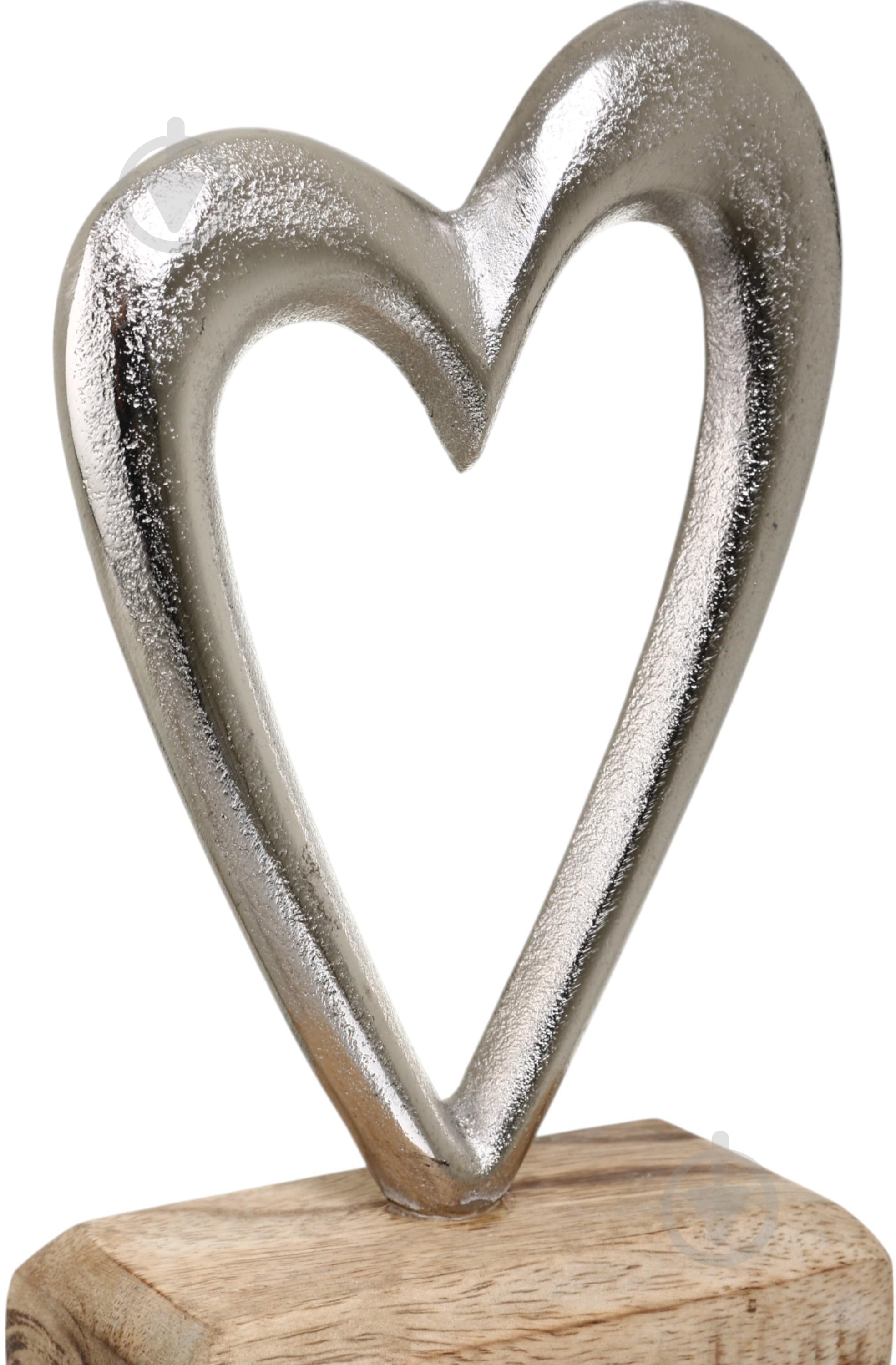 Статуэтка Inari Heart 7840/C 17х10,5х5 см серебряный - фото 3
