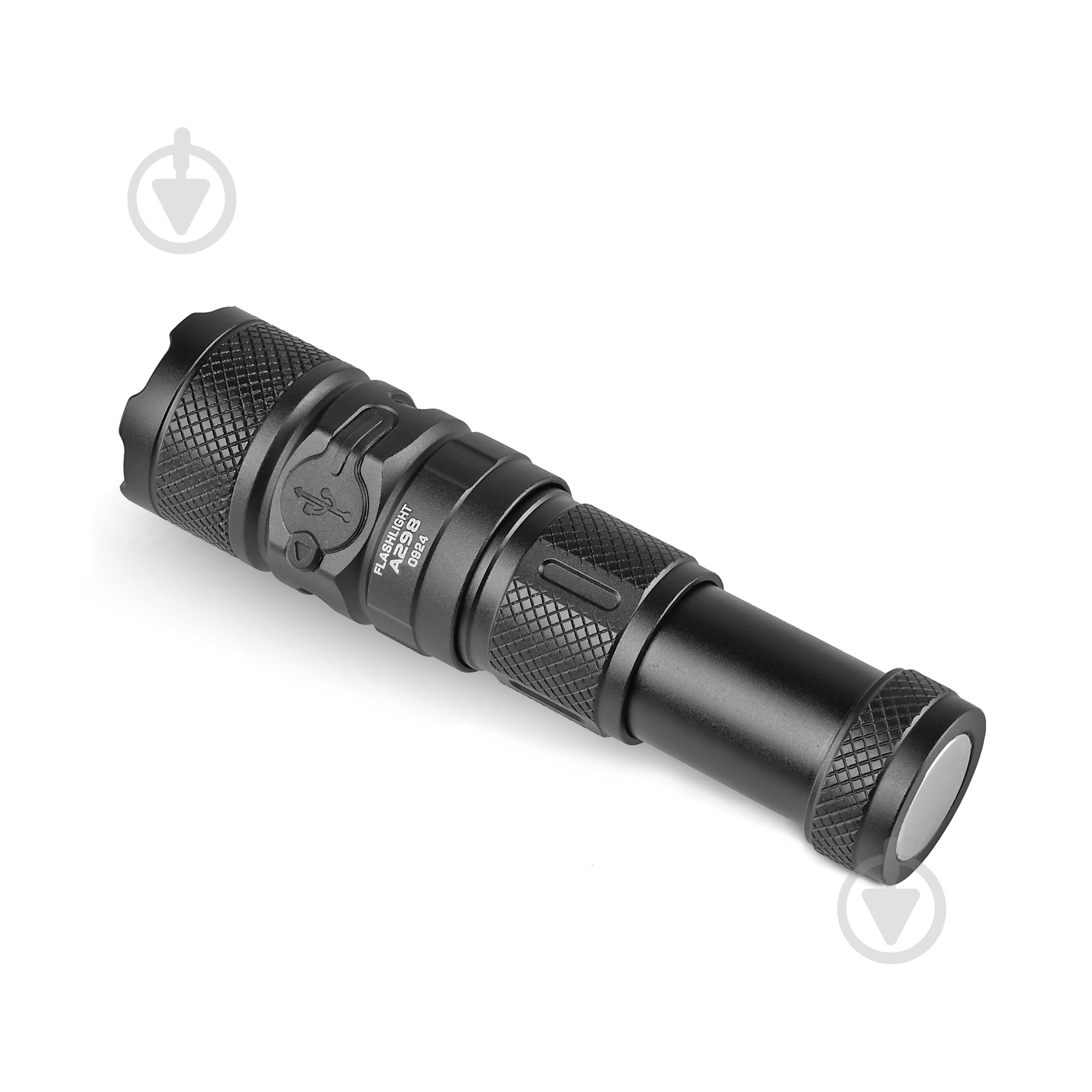 ᐉ Светодиодный фонарик Videx VLF-A298 1500 Lm черный 28360