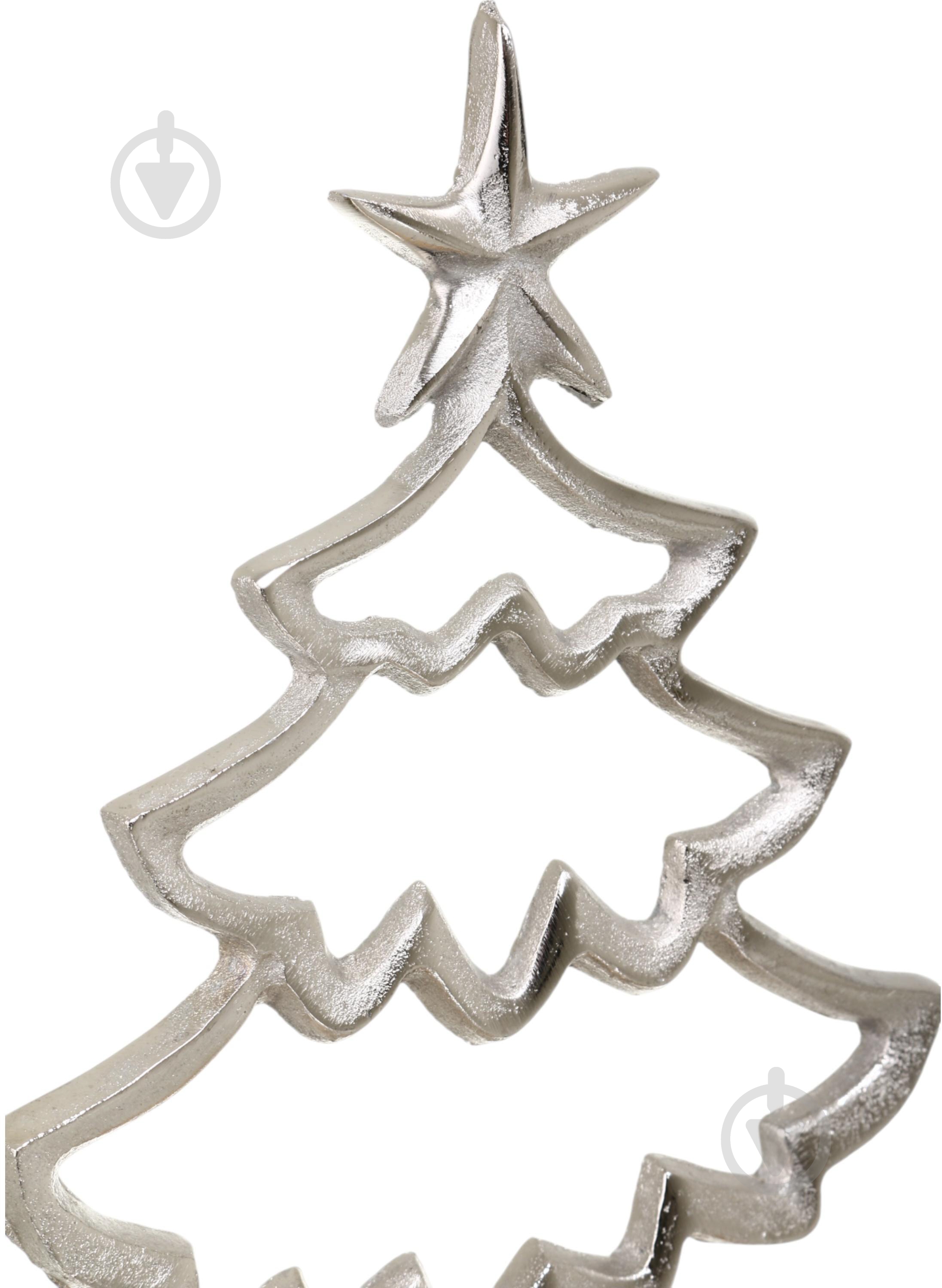 Статуетка Inari Christmas 8871 22х14х5 см срібний - фото 3