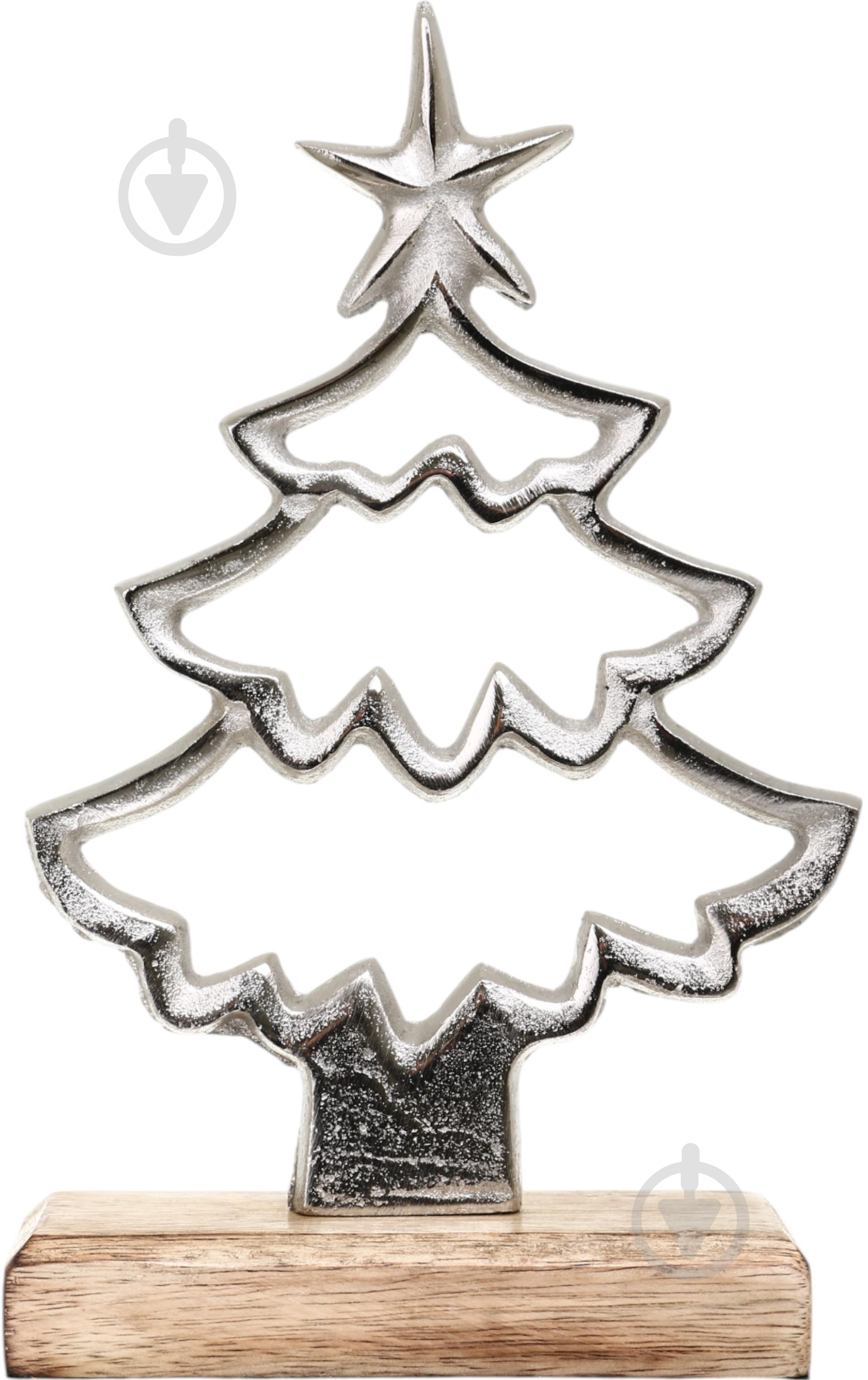 Статуетка Inari Christmas 8871 22х14х5 см срібний - фото 1
