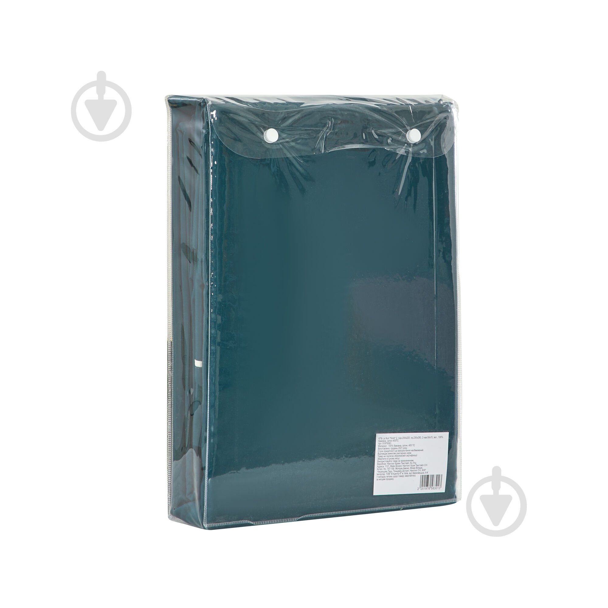 Комплект постельного белья Solid семейный зеленый La Nuit - фото 4