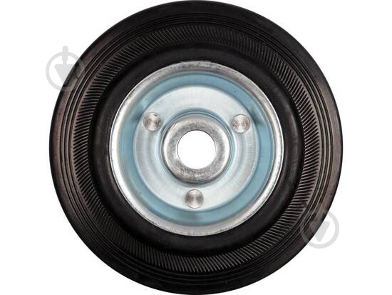 Колесо Vorel d160 мм резиновое черное 87455 - фото 1