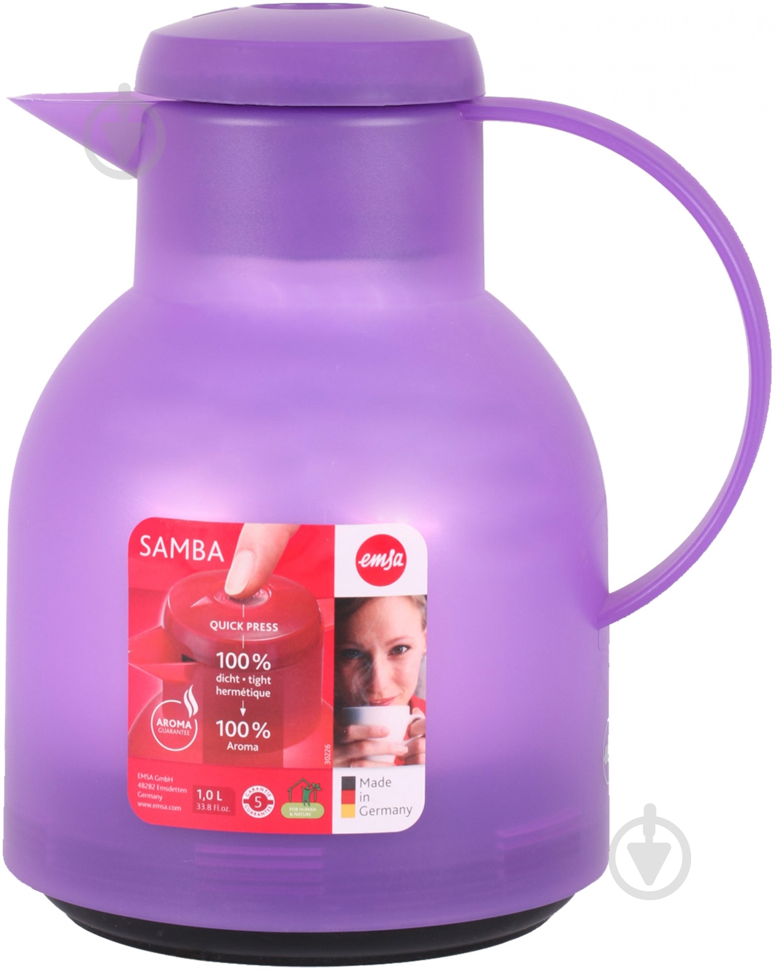 Термочайник Emsa Samba 1 л фіолетовий EM505126 - фото 1