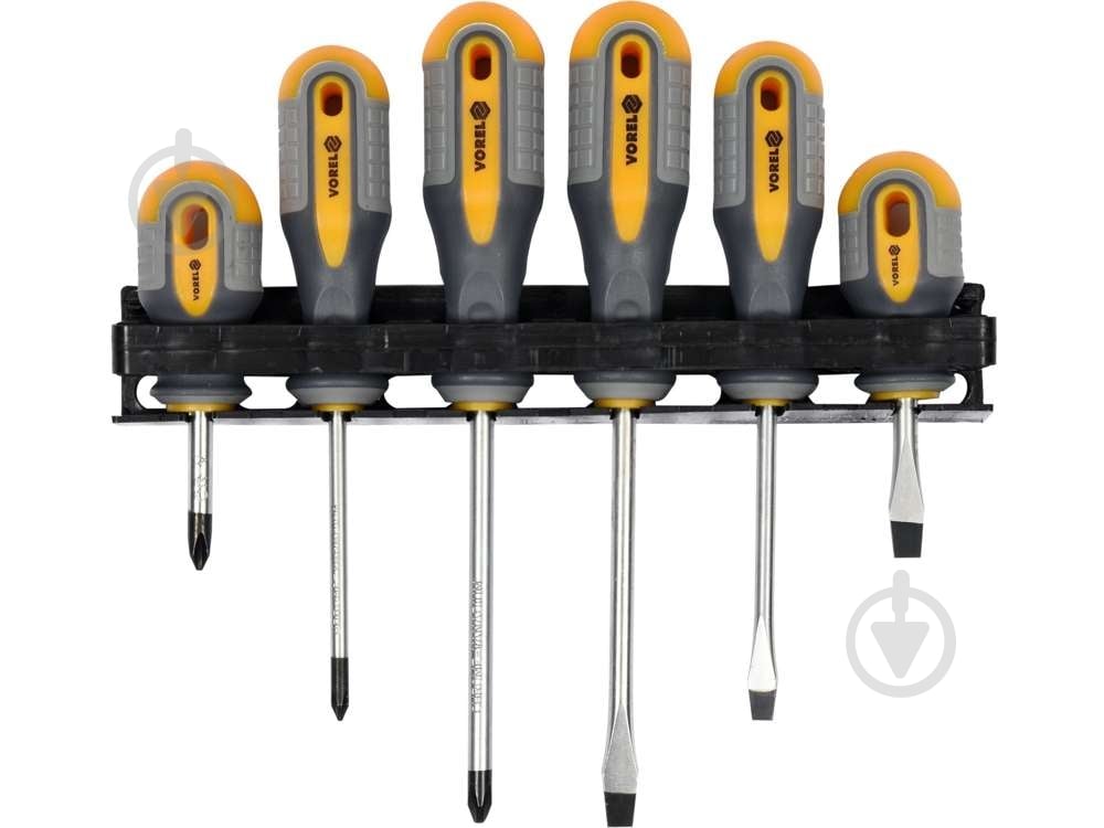 Отвертка Vorel 6 шт. 60783 - фото 1 Отвертка Vorel 6 шт. 60783 - фото 1