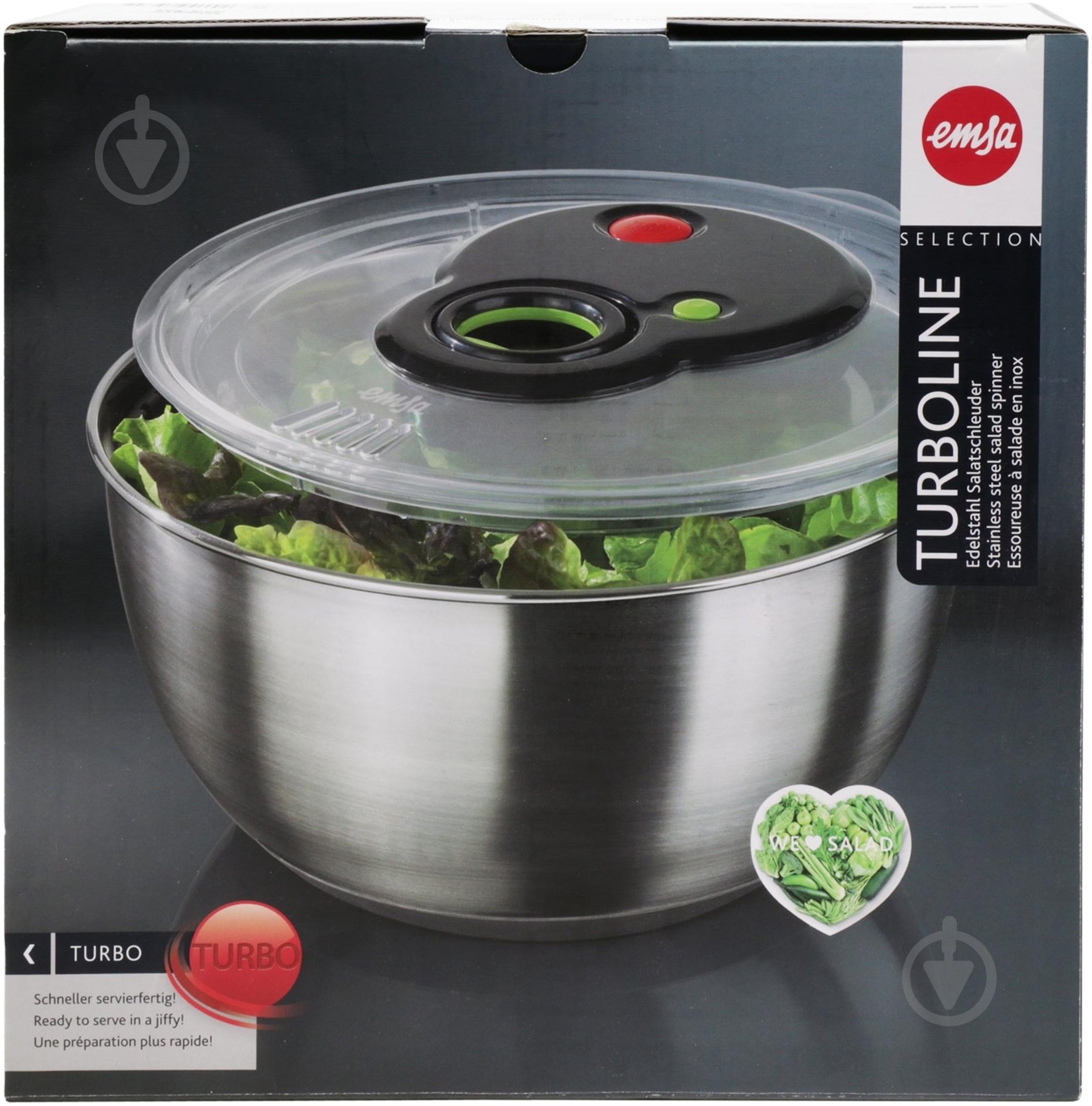 Сушилка для зелени Emsa Turboline Basic 4,5 л EM513441 - фото 5