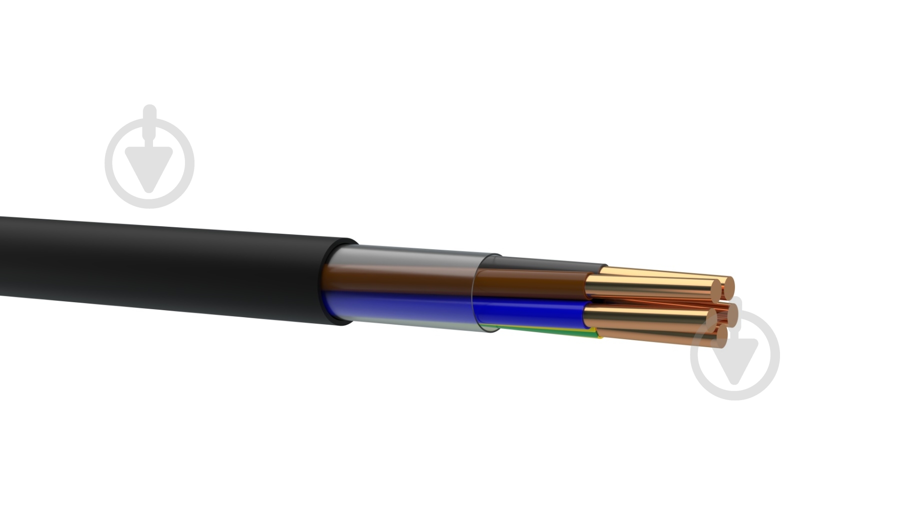 Кабель силовой Одескабель ВВГ 5x10,0 медь - фото 1 Кабель силовой Одескабель ВВГ 5x10,0 медь - фото 1