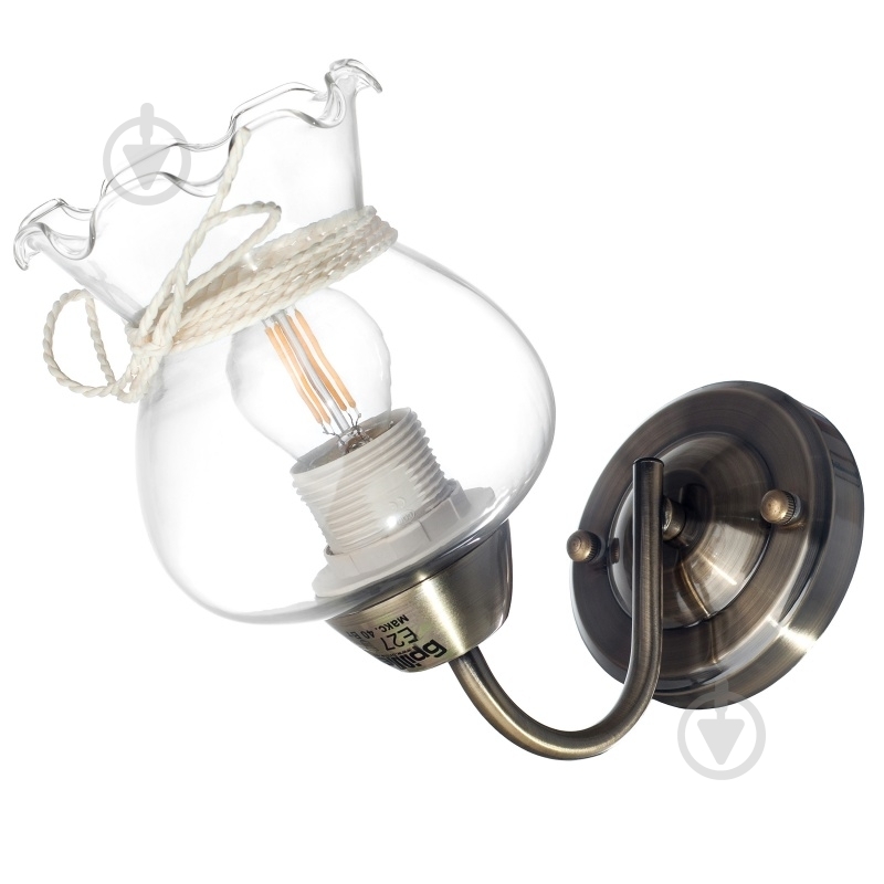 Бра Brille BCL-662W 60 Вт E27 бронзовый 26-645 - фото 1