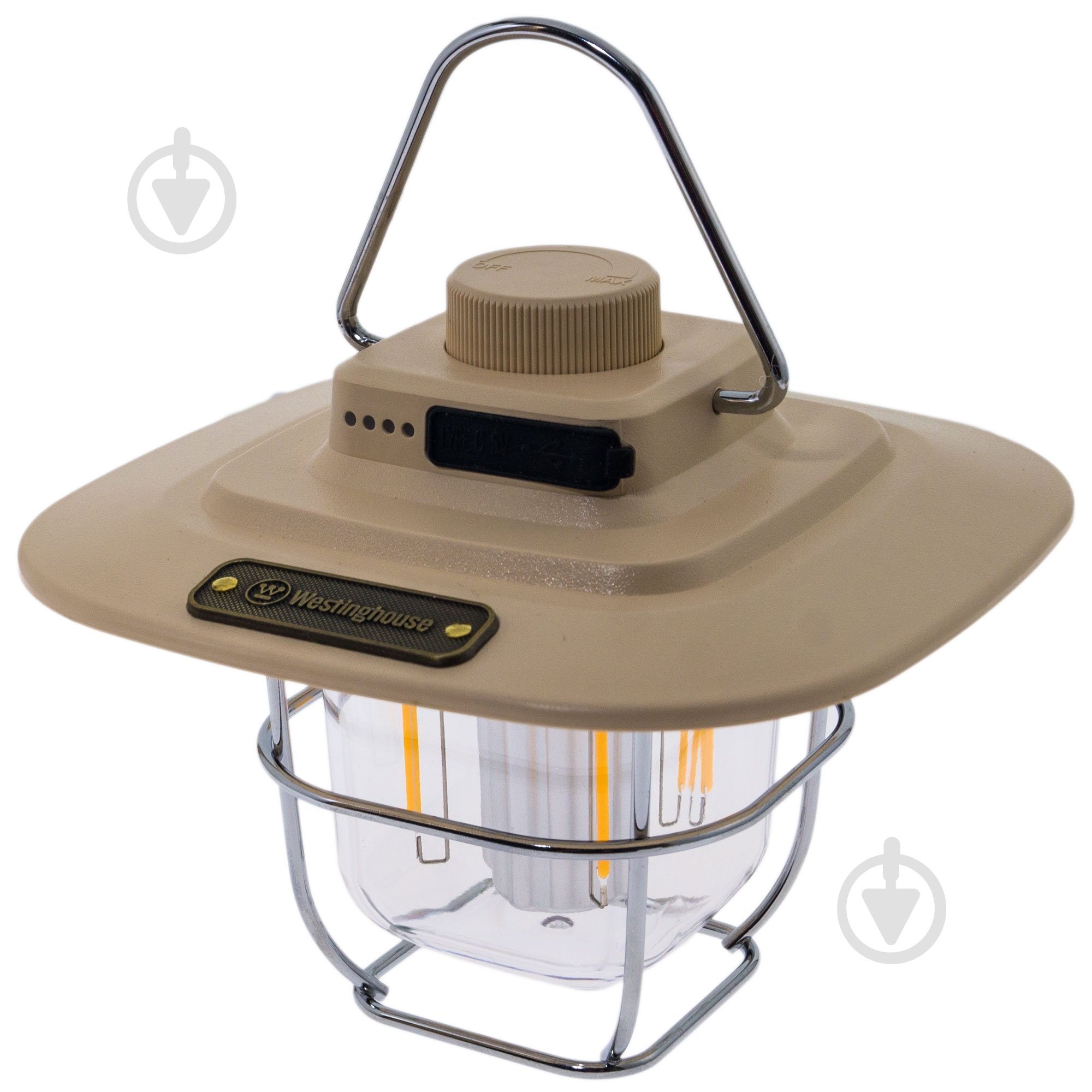 Фонарь кемпинговый Westinghouse RETRO 4W LED Filament WF242 Type-C с функ.Power Bank 350 Lm 1015 Слоновая-кость WF242-CB - фото 2 Фонарь кемпинговый Westinghouse RETRO 4W LED Filament WF242 Type-C с функ.Power Bank 350 Lm 1015 Слоновая-кость WF242-CB - фото 2