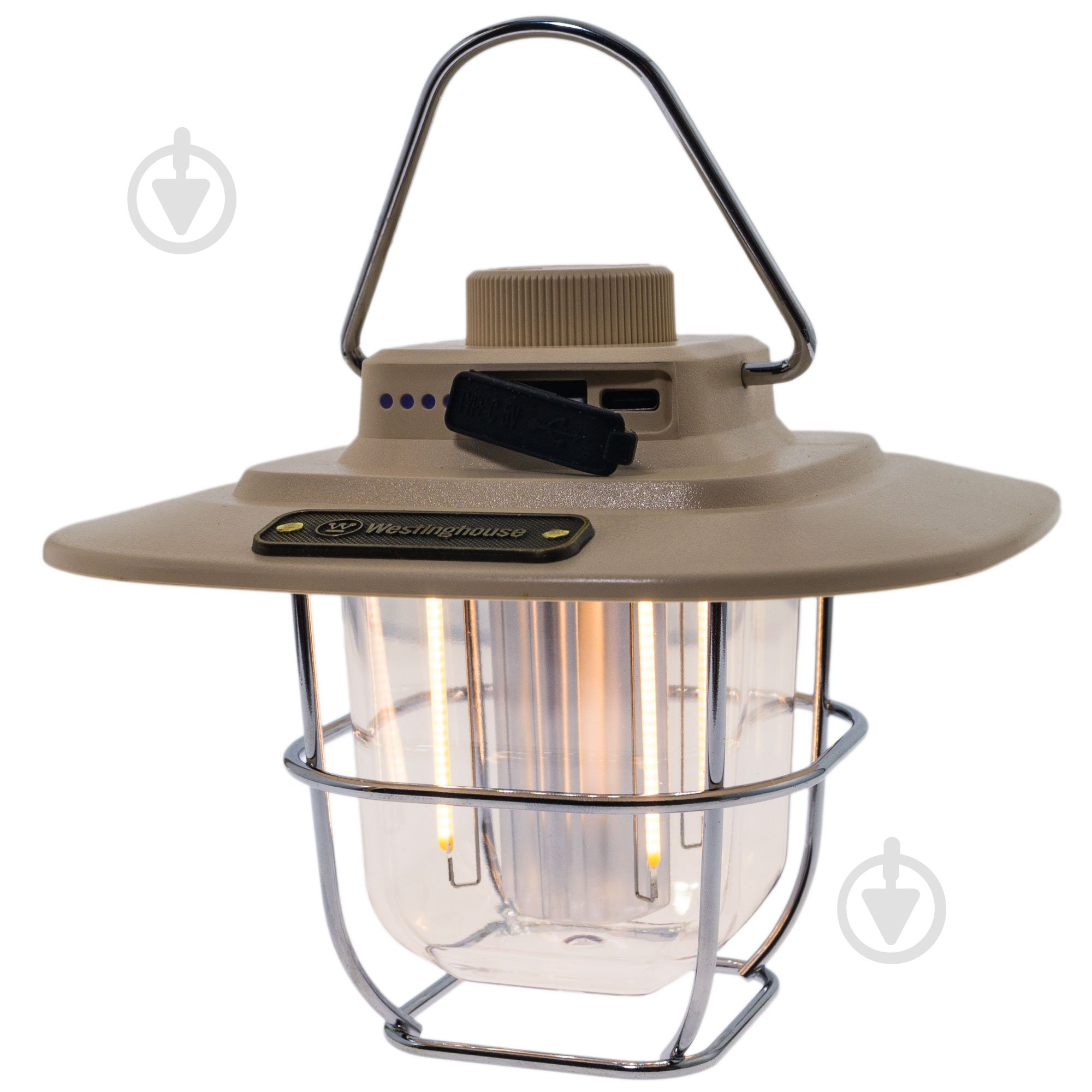 Фонарь кемпинговый Westinghouse RETRO 4W LED Filament WF242 Type-C с функ.Power Bank 350 Lm 1015 Слоновая-кость WF242-CB - фото 1 Фонарь кемпинговый Westinghouse RETRO 4W LED Filament WF242 Type-C с функ.Power Bank 350 Lm 1015 Слоновая-кость WF242-CB - фото 1