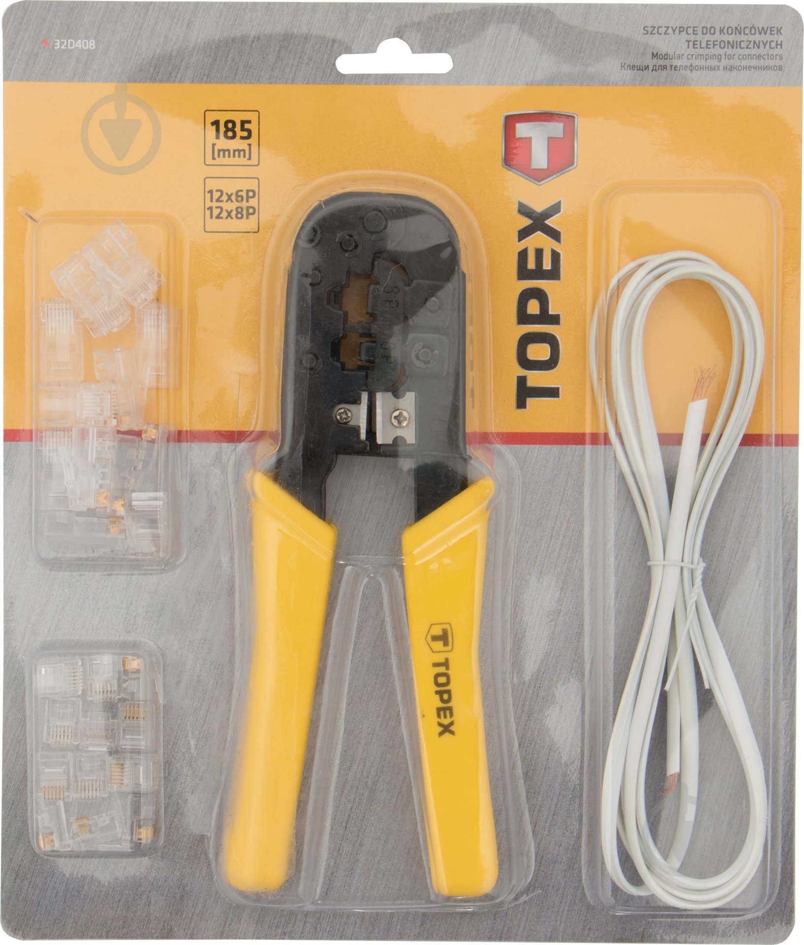 Кліщі обтискні Topex 32D408 - фото 3