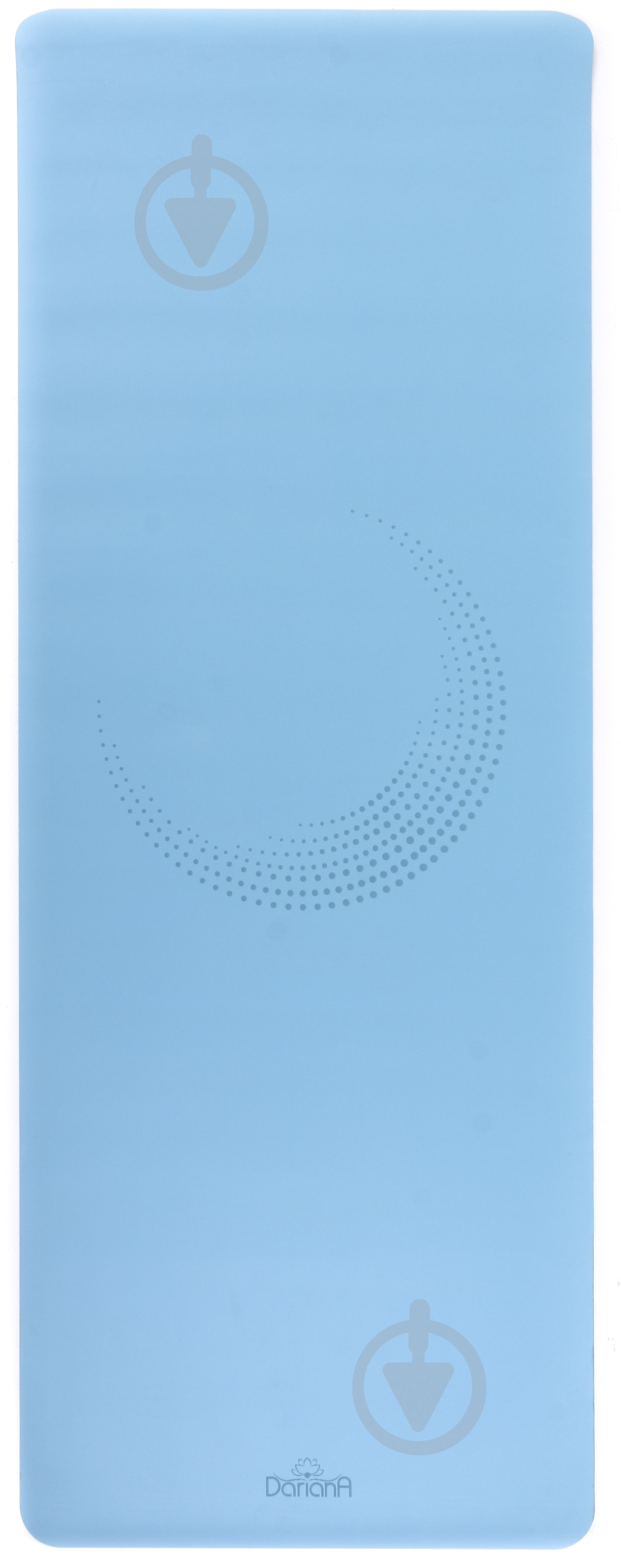 Коврик для йоги Dariana 183х68х0.5 см 1000007567 голубой - фото 1