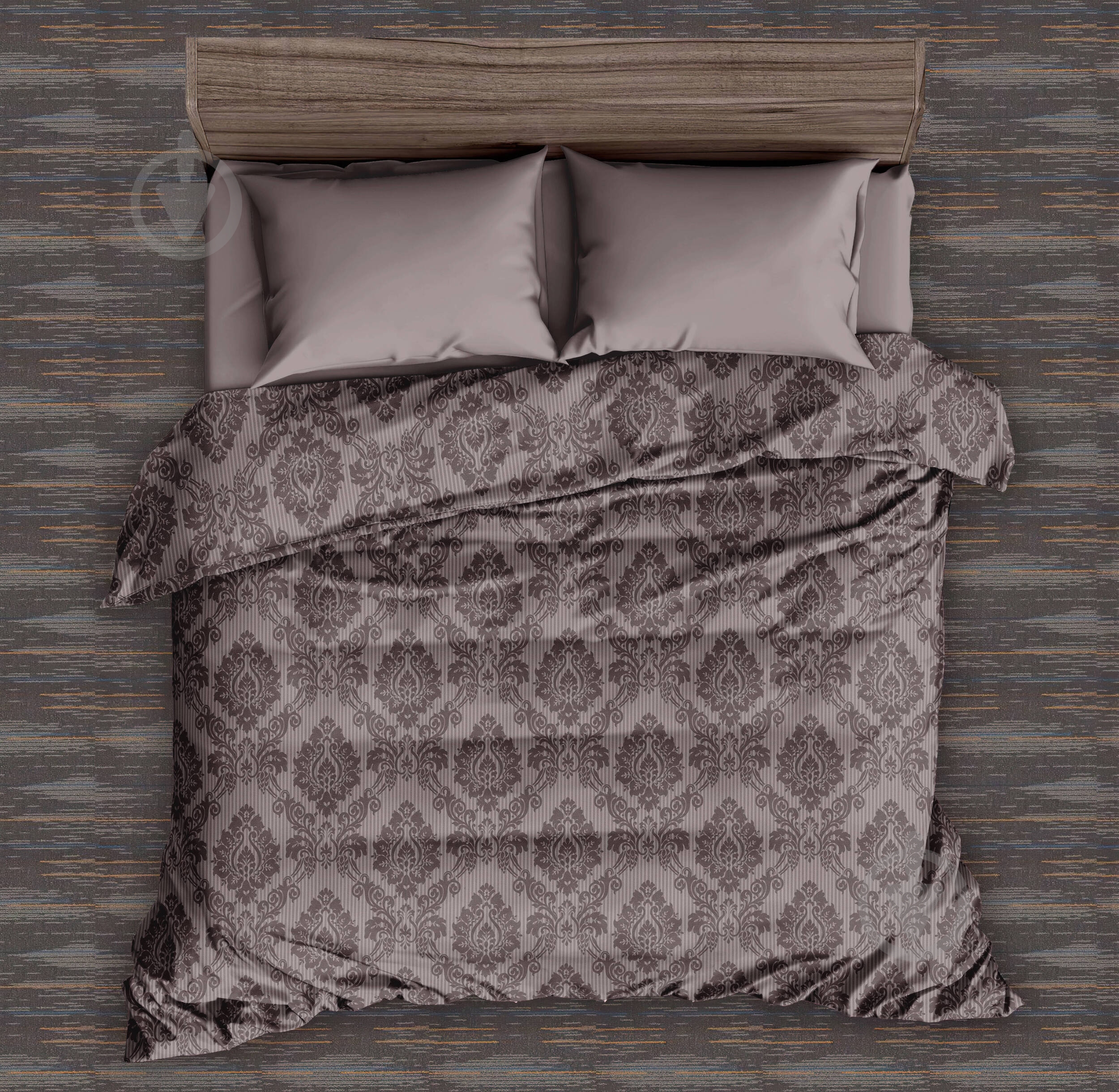 Простынь Cipher 2 230x240 см сиреневый La Nuit - фото 7