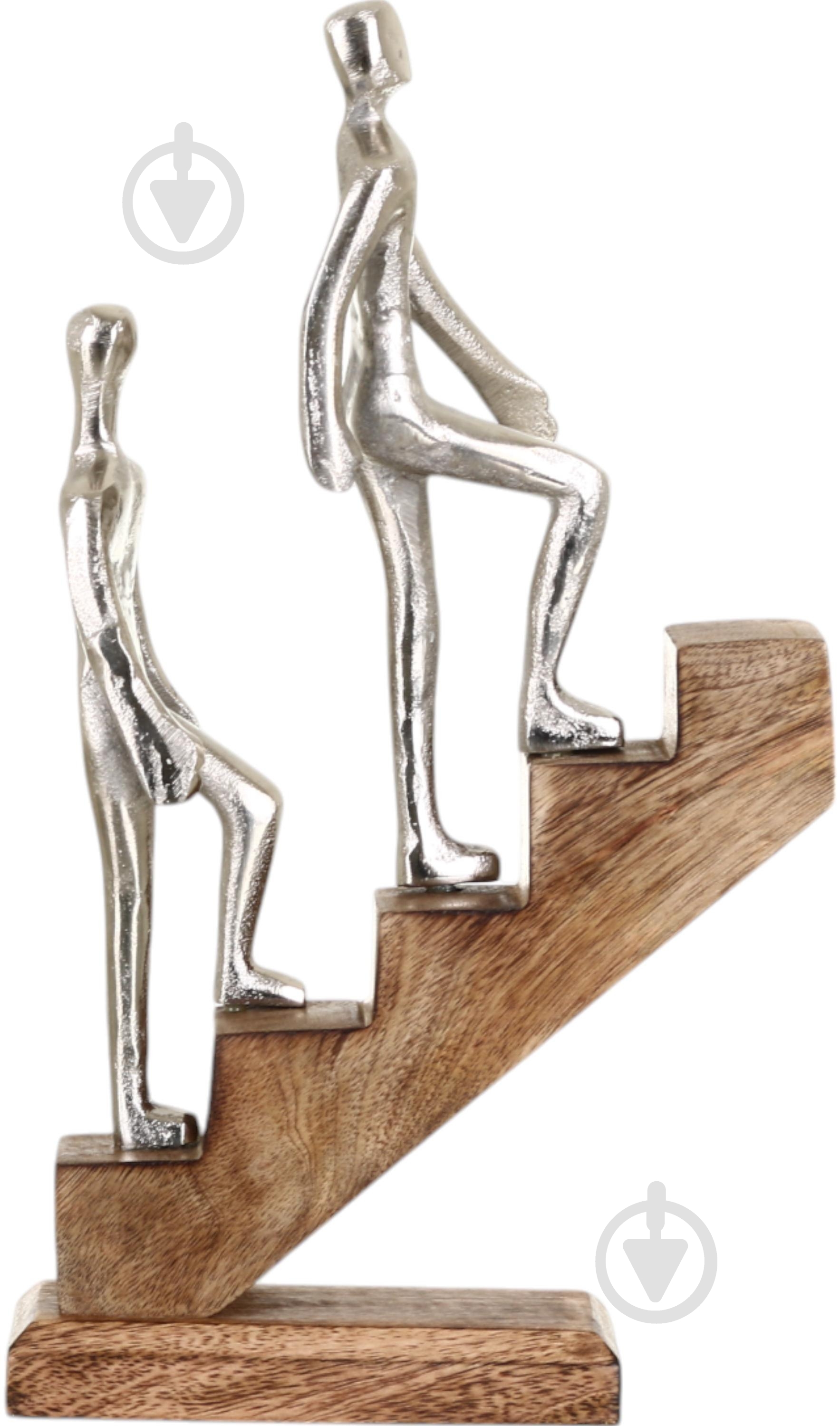 Статуэтка Inari Support 8943 34х18х8 см серебряный - фото 4