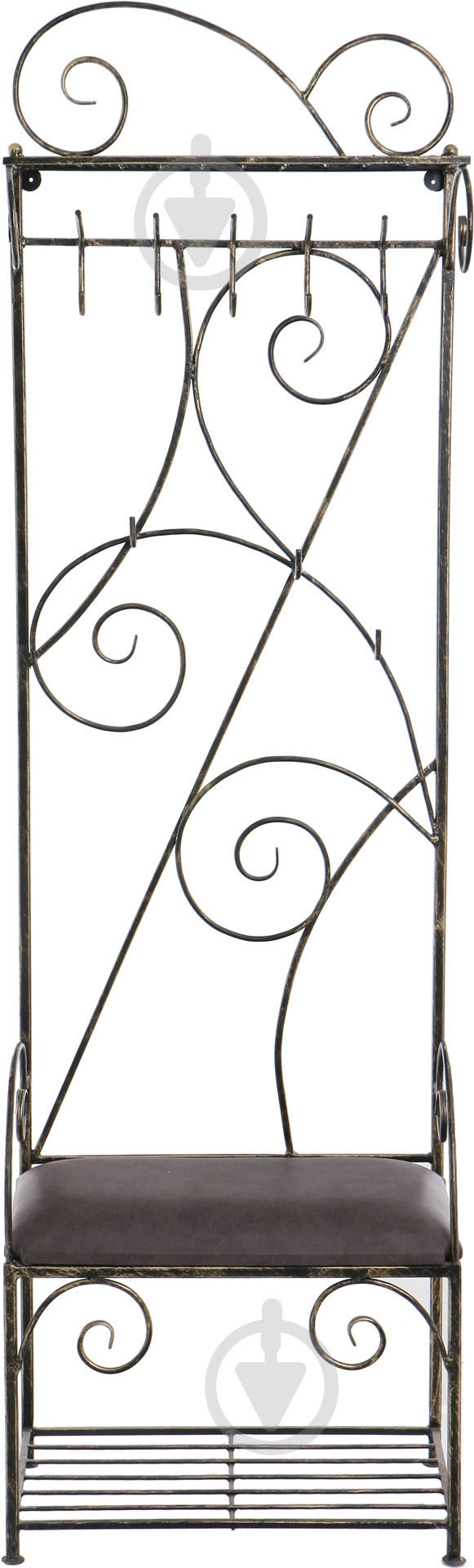 Вешалка для одежды 27096/ч пристенная - фото 2