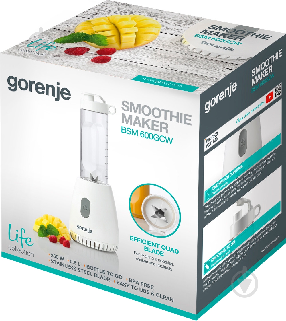 Блендер стационарный Gorenje BSM600GCW - фото 4