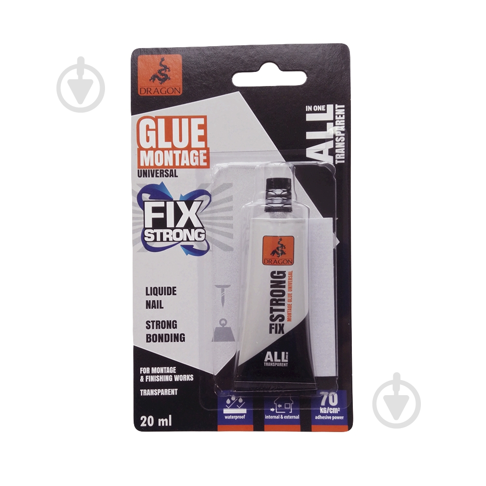 Клей монтажный Dragon POWER FIX 20 мл - фото 1 Клей монтажный Dragon POWER FIX 20 мл - фото 1