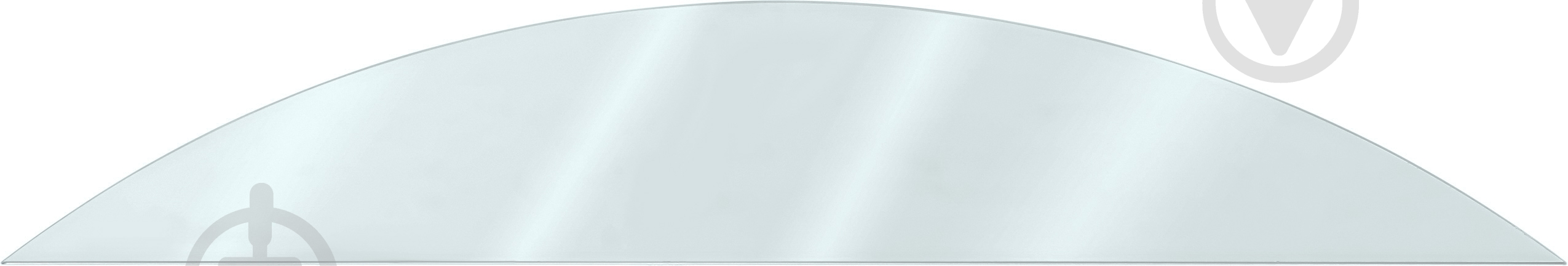 Полочка стеклянная UMT 30 м 1000x150 мм - фото 2