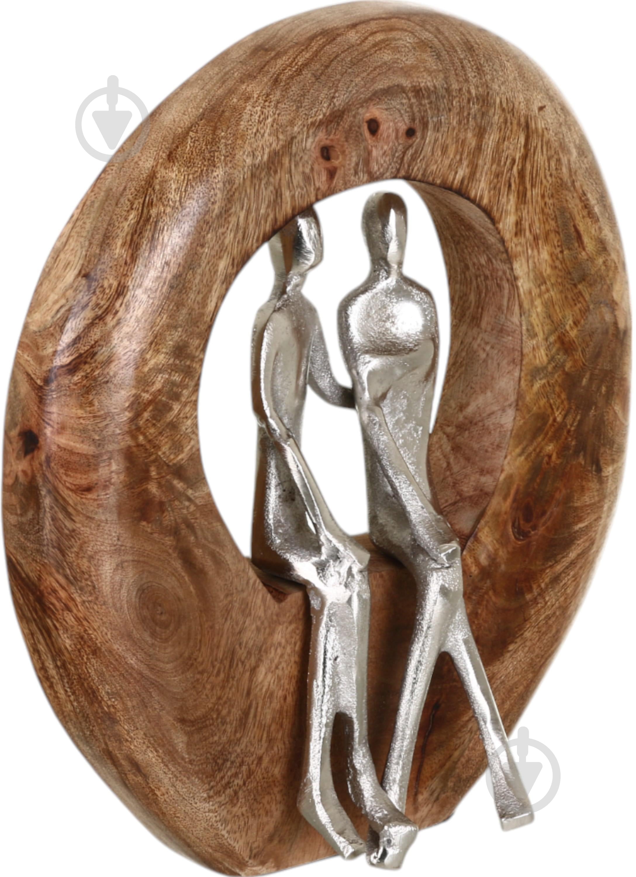 Статуэтка Inari Couple 9024 27х25х5 см серебряный - фото 3 Статуэтка Inari Couple 9024 27х25х5 см серебряный - фото 3